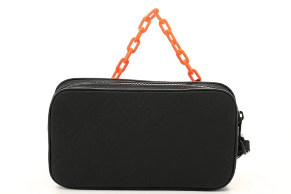 LOUIS VUITTON Bag Shoulder Pochette Volga Taurillon Monogram Leather
